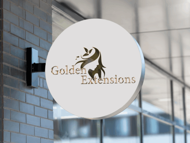 Logo - Golden Extensions Mockup 1