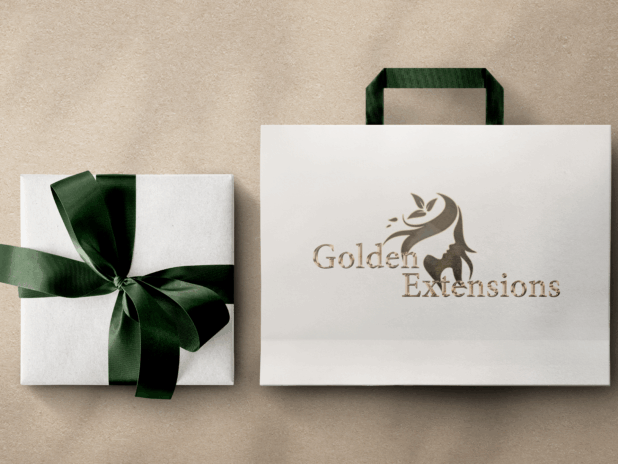 Logo - Golden Extensions Mockup 2
